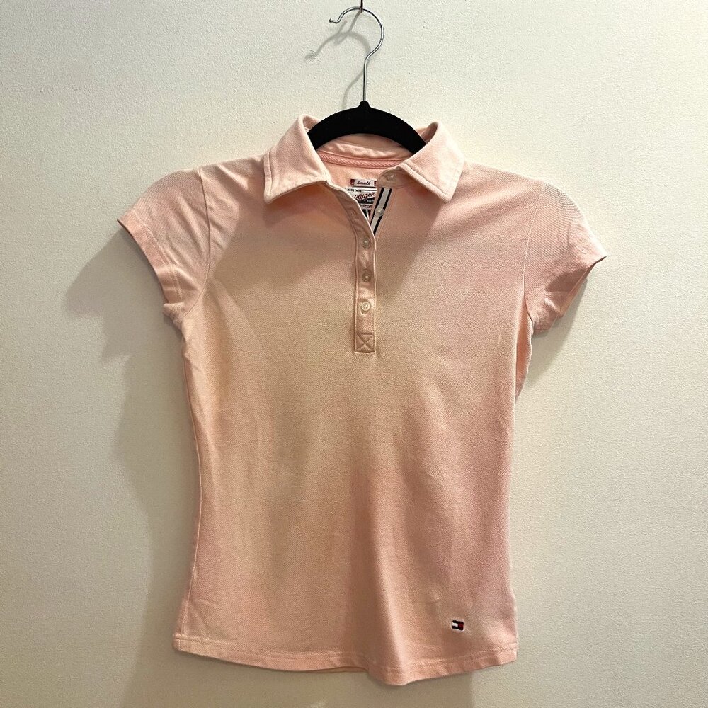 Tommy Hilfiger Pink Polo Shirt